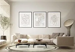 Rond vloerkleed - Arriate (beige/grijs)