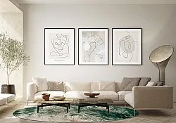 Rond vloerkleed - Tamalous (beige/groen)