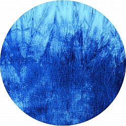 Rond vloerkleed - Cargese (blauw)