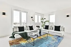 Wilton - Manlieu (blauw/multi/goud)