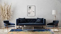 Wilton - Sindia (beige/blauw)