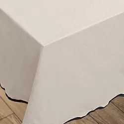 Katoenen tafelkleed - Yrsa (lichtbeige)