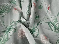 Katoenen tafelkleed - Adella (groen/paars)