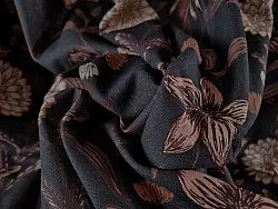 Katoenen tafelkleed - Lotten (donker grijs)