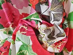 Katoenen tafelkleed - Magic (roze)