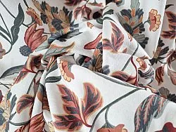 Katoenen tafelkleed - Mathilde (rust)