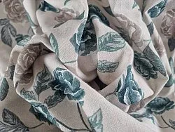 Katoenen tafelkleed - Wreath (blauw)