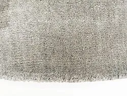 Rond vloerkleed - Recycled PET with viscose look (grijs)