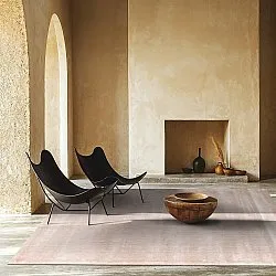 Recycled PET with viscose look (lichtbruin)