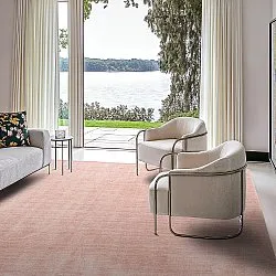 Recycled PET with viscose look (roze)