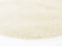 Rond vloerkleed - Recycled PET with viscose look (offwhite)