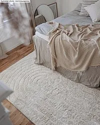 Hoogpolig vloerkleed - Evora (offwhite)