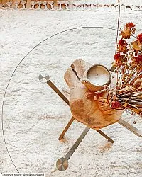 Hoogpolig vloerkleed - Cudillero (beige)