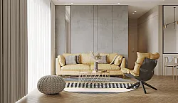 Rond vloerkleed - Esme (roze/multi)