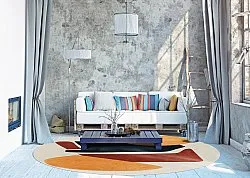 Rond vloerkleed - Beira (multi)