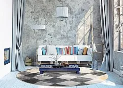 Rond vloerkleed - Daire (multi)