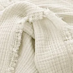 Dekens - Mousseline plaid - Dorena (grijs)