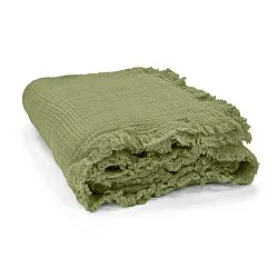 Dekens - Mousseline plaid - Dorena (groente)