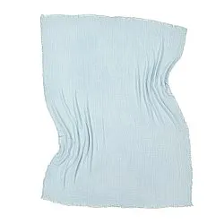 Dekens - Mousseline plaid - Dorena (lichtblauw)