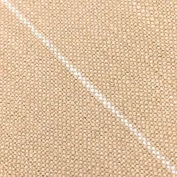 Dekens - Katoenen plaid - Martina Stripe (beige/wit)