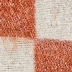 Dekens - Wollenmix plaid - Audrey Check (roze/gebroken wit)