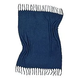 Dekens - Wollenmix plaid - Samantha (marineblauw)