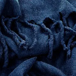 Dekens - Wollenmix plaid - Samantha (marineblauw)