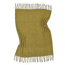 Dekens - Wollenmix plaid - Samantha (olijfgroen)