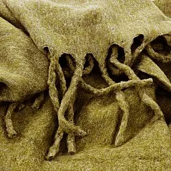 Dekens - Wollenmix plaid - Samantha (olijfgroen)