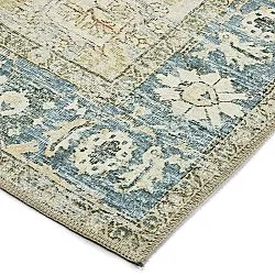 Vlakgeweven vloerkleed - Alvand (blauw)