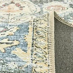 Vlakgeweven vloerkleed - Alvand (blauw)