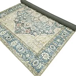 Vlakgeweven vloerkleed - Alvand (blauw)