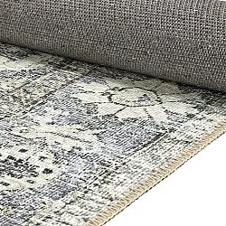 Vlakgeweven vloerkleed - Alvand (grijs)