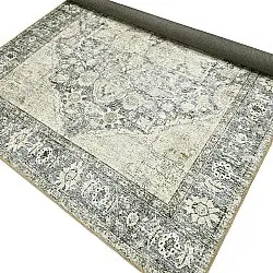 Vlakgeweven vloerkleed - Alvand (grijs)