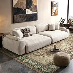 Vlakgeweven vloerkleed - Alvand (rood)