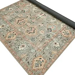 Vlakgeweven vloerkleed - Amena (blauw)