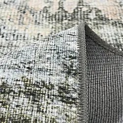 Vlakgeweven vloerkleed - Bechar (zwart/multi)