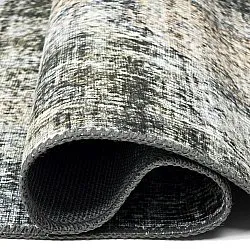 Vlakgeweven vloerkleed - Bechar (zwart/multi)