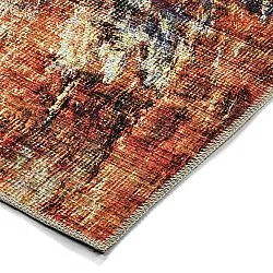 Vlakgeweven vloerkleed - Bechar (rood/multi)