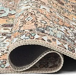 Vlakgeweven vloerkleed - Berelina (beige/multi)