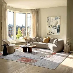 Vlakgeweven vloerkleed - Calla (rood)