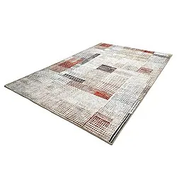 Vlakgeweven vloerkleed - Calla (rood)