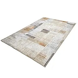 Vlakgeweven vloerkleed - Calla (geel)