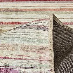 Vlakgeweven vloerkleed - Delara (beige/multi)