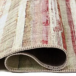 Vlakgeweven vloerkleed - Delara (beige/multi)