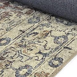 Vlakgeweven vloerkleed - Delvar (beige)