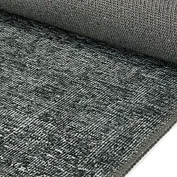 Vlakgeweven vloerkleed - Elarion (zwart)