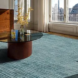 Vlakgeweven vloerkleed - Elarion (blauw)