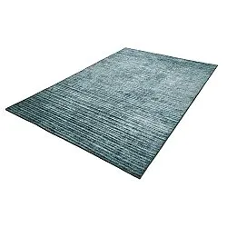 Vlakgeweven vloerkleed - Elarion (blauw)