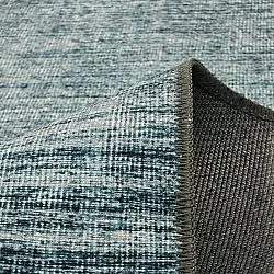 Vlakgeweven vloerkleed - Elarion (blauw)